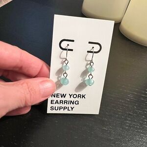 NT Earring Supply Aqua Earrings